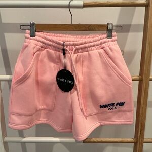White Fox Boutique Pink Athletic Shorts